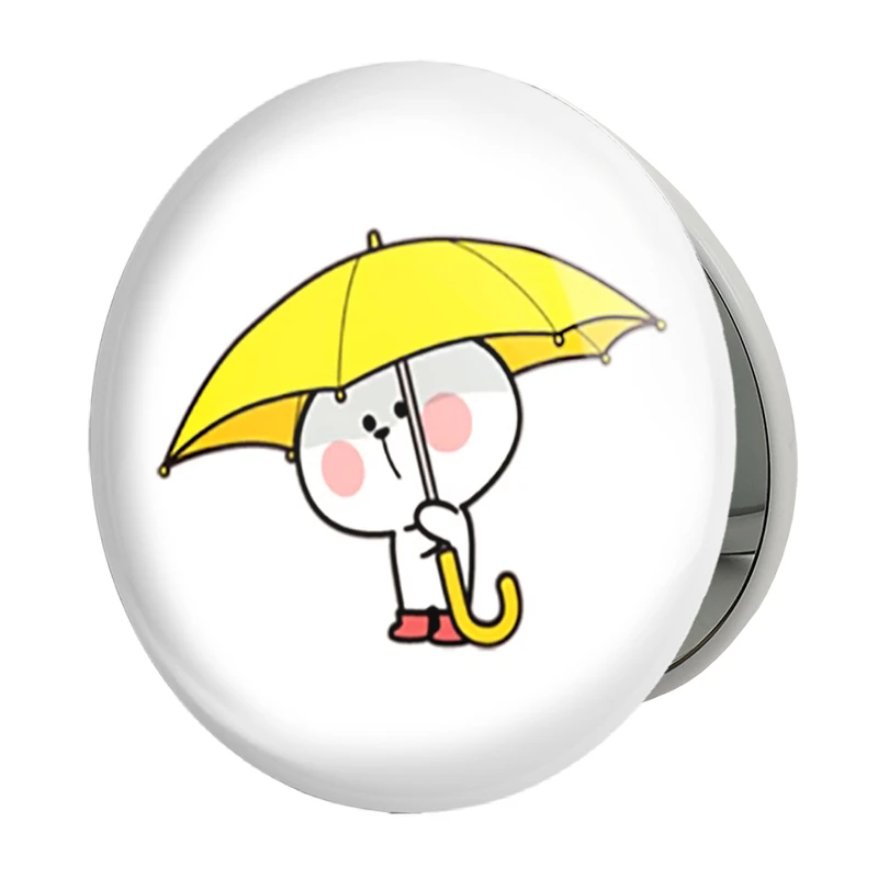 آینه جیبی خندالو طرح خرگوش مدل تاشو کد 5999 