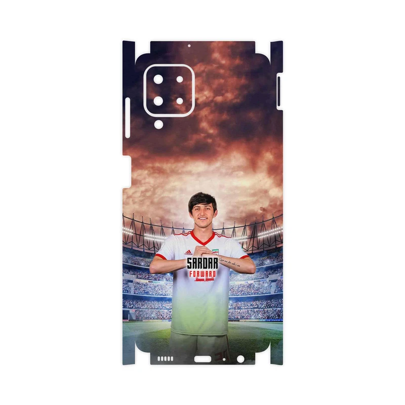 برچسب پوششی ماهوت مدل Sardar Azmoun-FullSkin مناسب برای گوشی موبایل سامسونگ Galaxy M22