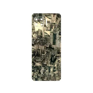 MAHOOT Collage of Skyscraper Cover Sticker for Motorola Moto G 5G Plus