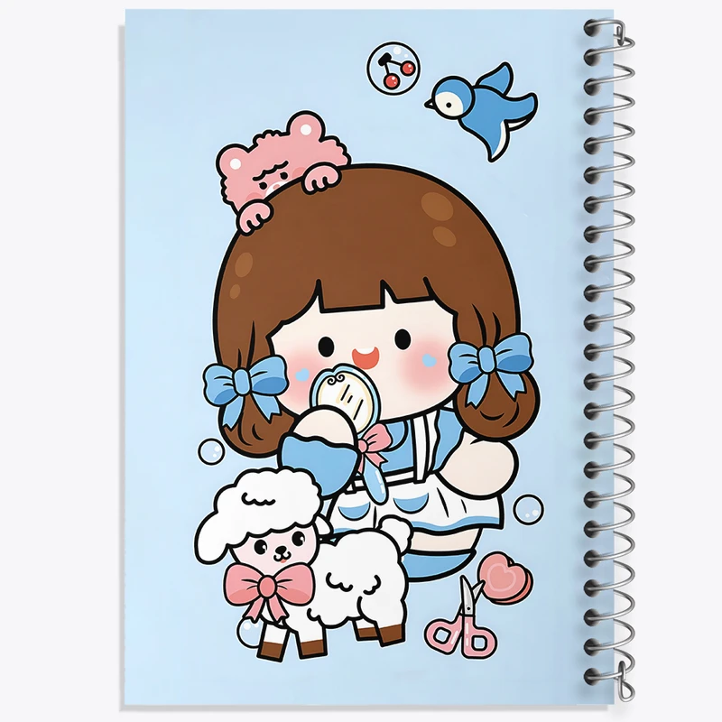 دفتر مشق 100 برگ خندالو طرح رورو جامپ کیوت کد N3938