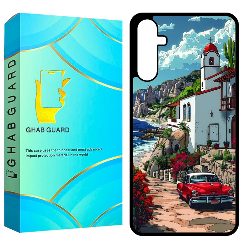 کاور قاب گارد طرح ماشین مدل GCHPA24 مناسب برای گوشی موبایل سامسونگ Galaxy A24 4G