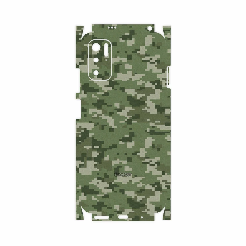 برچسب پوششی ماهوت مدل Army-Green-Pixel-FullSkin مناسب برای گوشی موبایل شیائومی Poco M3 Pro 5G