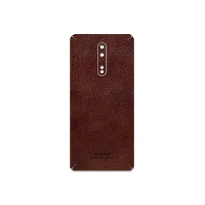 MAHOOT Natural-Leather Cover Sticker for Nokia 8