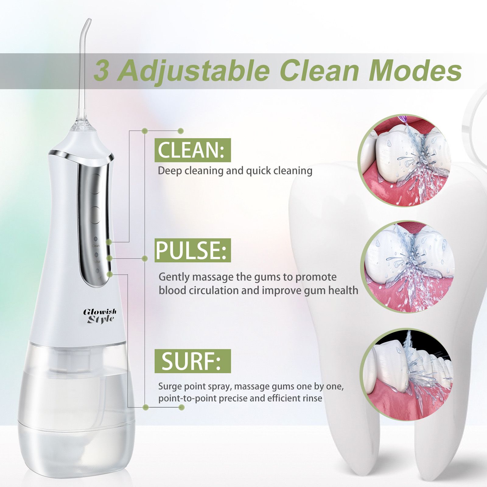  دستگاه واتر جت شست و شوی دهان و دندان گلویش استایل مدل WJ 10 -  - 14