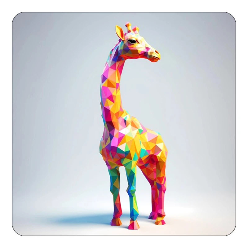 مگنت کاکتی طرح حیوانات رنگی مدل mp27083