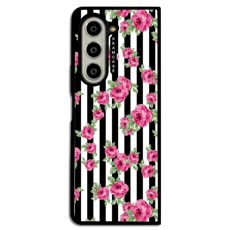 کاور آکام مدل AMC-WSGZFOLD5-FLOWERS-24 مناسب برای گوشی موبایل سامسونگ Galaxy Z Fold 5