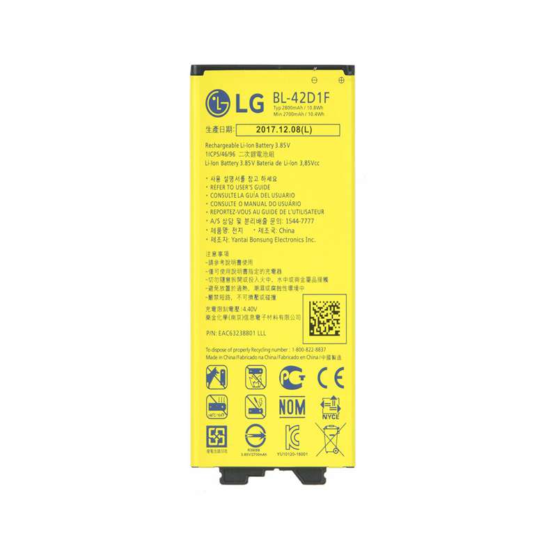 باتری موبایل مدل BL-42D1F ظرفیت 2800 میلی آمپر ساعت مناسب برای گوشی موبایل ال جی G5