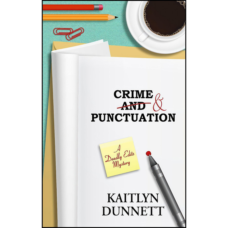کتاب Crime & Punctuation  اثر Kaitlyn Dunnett انتشارات Thorndike Press Large Print