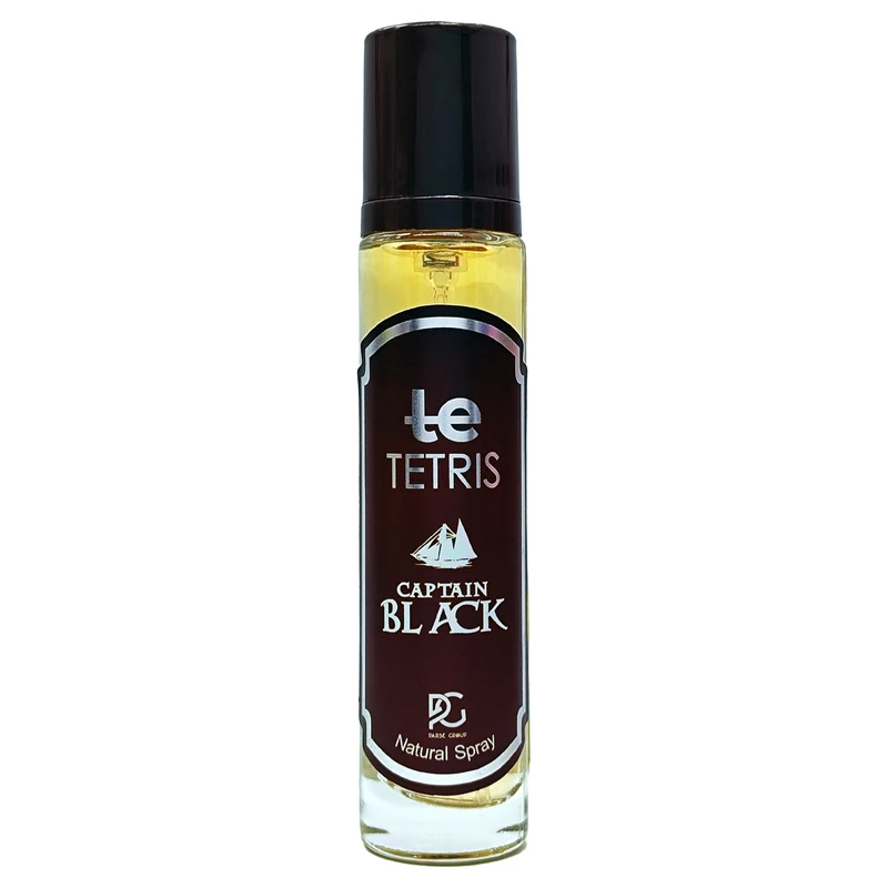  عطر جیبی تتریس مدل کاپیتان بلک حجم 30 میلی‌لیتر