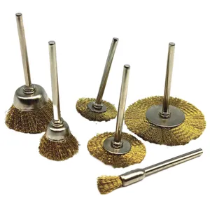 فرچه سیمی مینیاتوری کد ym006a مجموعه 6 عددی