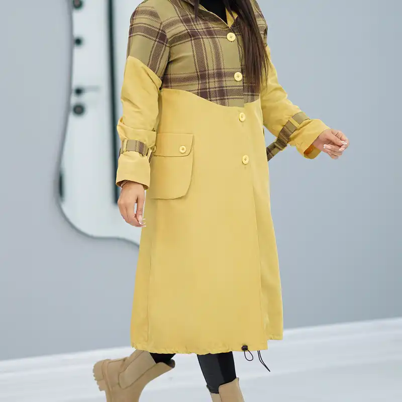 بارانی زنانه السانا مدل شالیز کد 160452