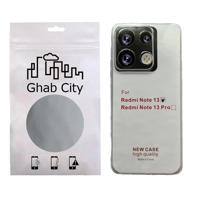 کاور قاب سیتی مدل ژله ای مناسب برای گوشی موبایل شیائومی Redmi Note 13 4G