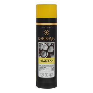 شامپو تقویت کننده و ضد ریزش مو کاریشما مدل Strengthener مناسب موهای خشک و آسیب دیده حجم 250 میلی‌لیتر، ضد الکتریسیته مو، فاقد پارابن