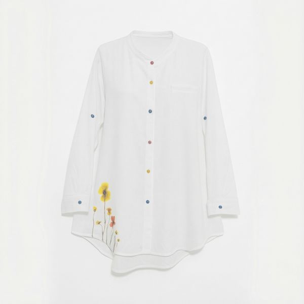 مانتو شومیزی زنانه مدل گل دار