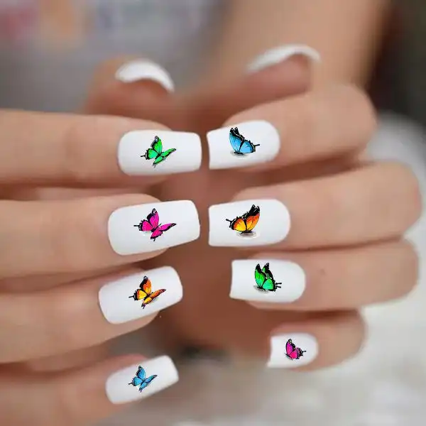 برچسب لنز ناخن کد BLNG6637 مجموعه 2 عددی