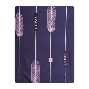 ملحفه آدنو مدل عشق کد IR111 یک نفره سایز 120x200 سانتی متر