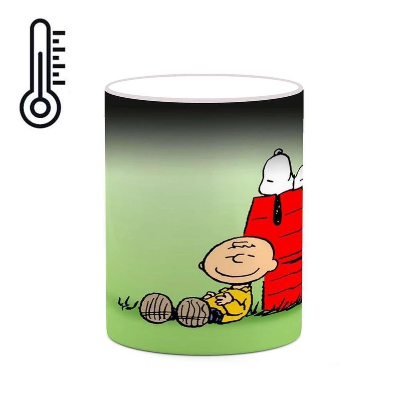 ماگ حرارتی کاکتی مدل کارتون Snoopy کد mgh23104