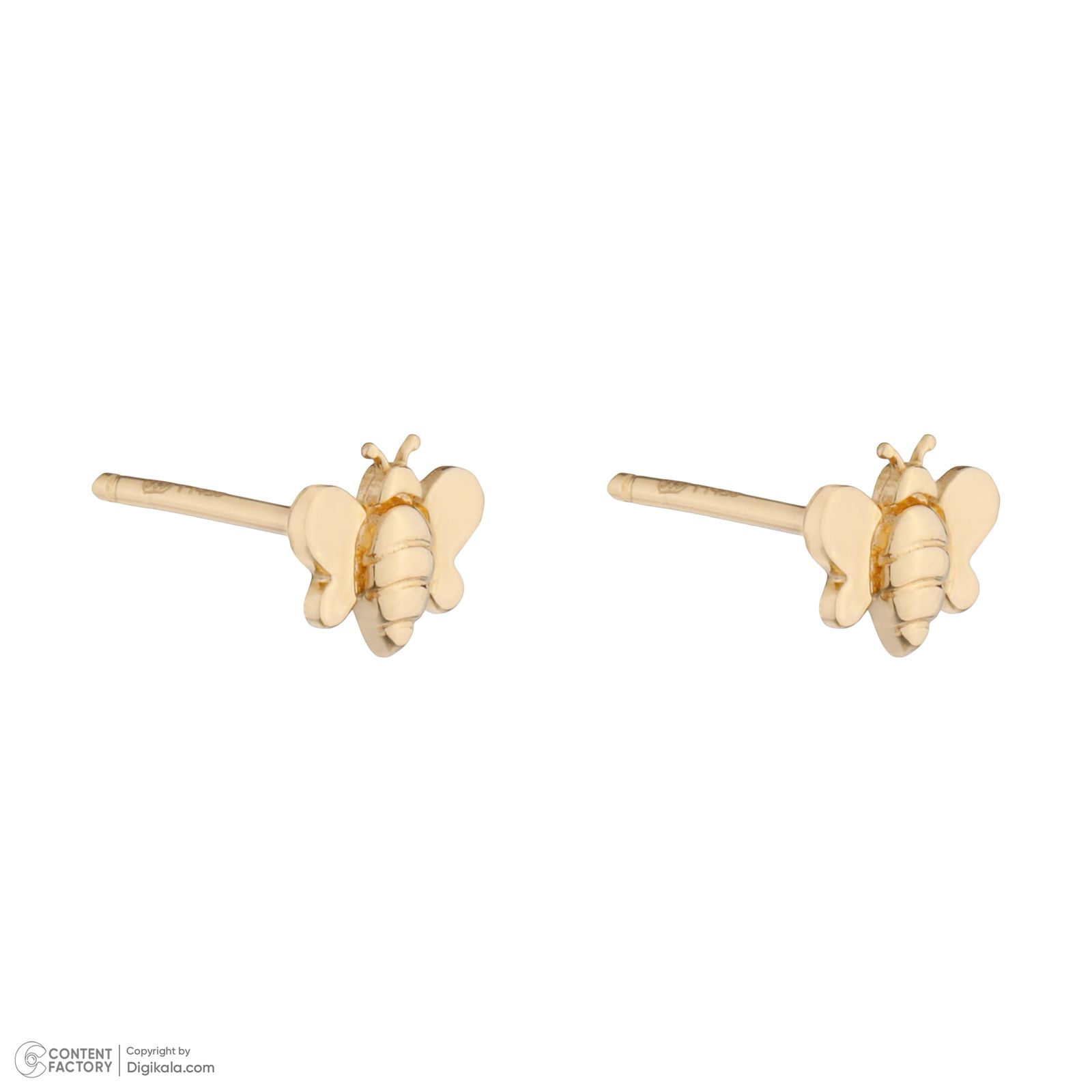 گوشواره طلا 18 عیار زنانه درریس مدل gs1534 -  - 6