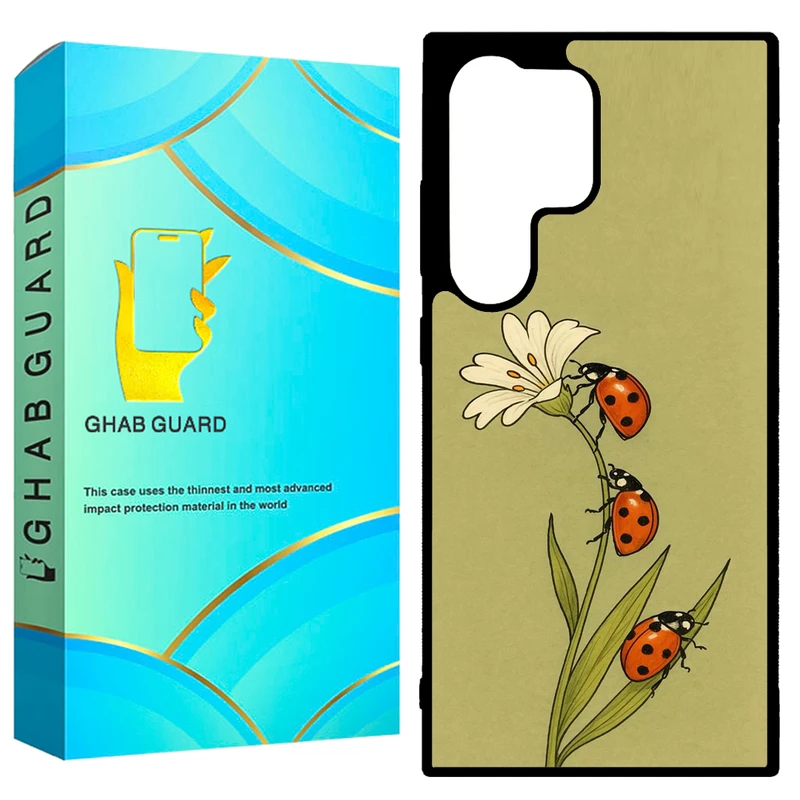 کاور قاب گارد طرح کفشدوزک مدل GCHPD24U مناسب برای گوشی موبایل سامسونگ Galaxy S24 Ultra 5G       