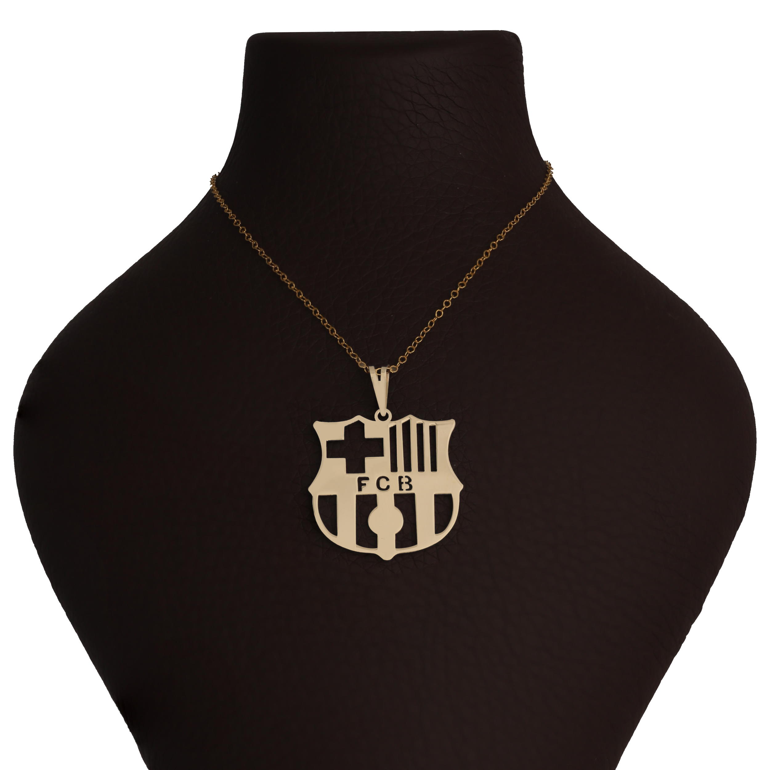 گردنبند طلا 18 عیار زنانه آمانژ طرح بارسلونا کد 1060D8985