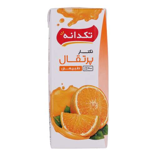 آبمیوه پرتقال تکدانه - 200 میلی‌لیتر