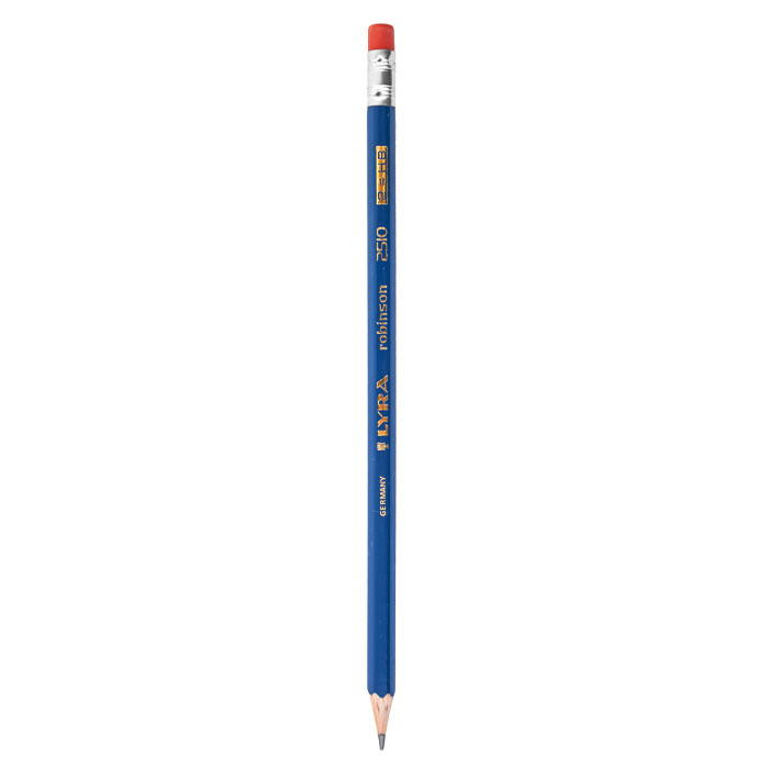 مداد مشکی لیرا مدل  پاکن دار بسته 6 عددی