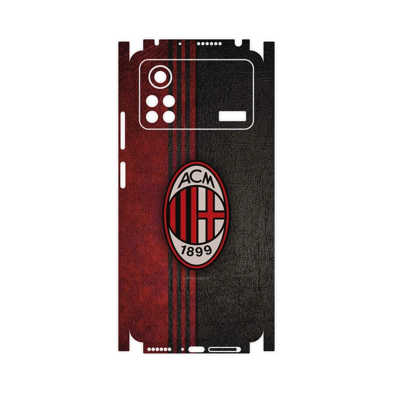برچسب پوششی ماهوت مدل AC-Milan-FullSkin مناسب برای گوشی موبایل شیائومی Poco X4 Pro 5G