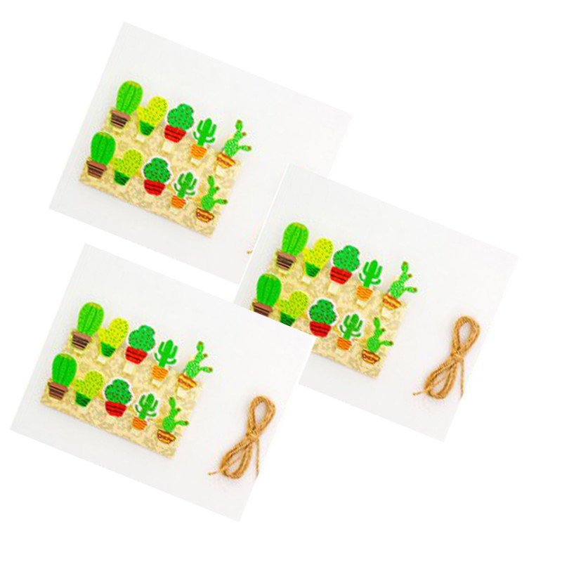 گیره کاغذ مدل 046 طرح کاکتوس مجموعه 10 عددی