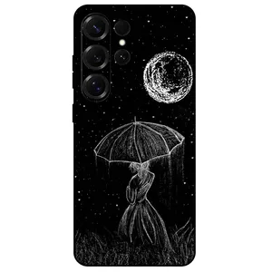 Megafone Girl and Moon 1369 Cover For Samsung Galaxy S25 Ultra
