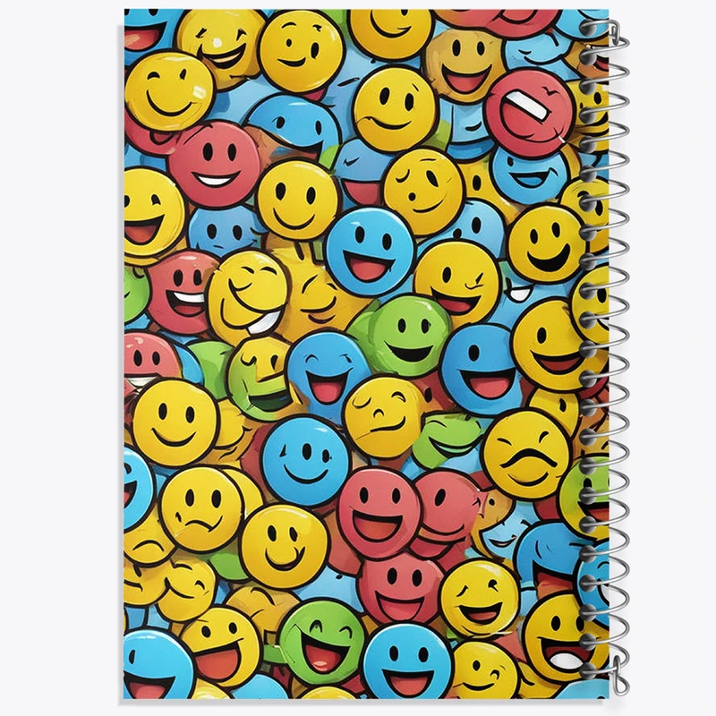 دفتر مشق 100 برگ خندالو طرح ایموجی کد N1462