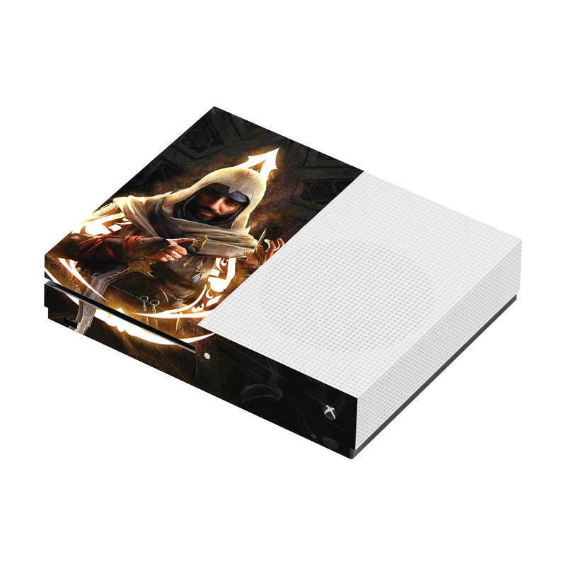 برچسب کنسول بازی Xbox One S اس ای گییرز طرح Assassins Creed Mirage 02