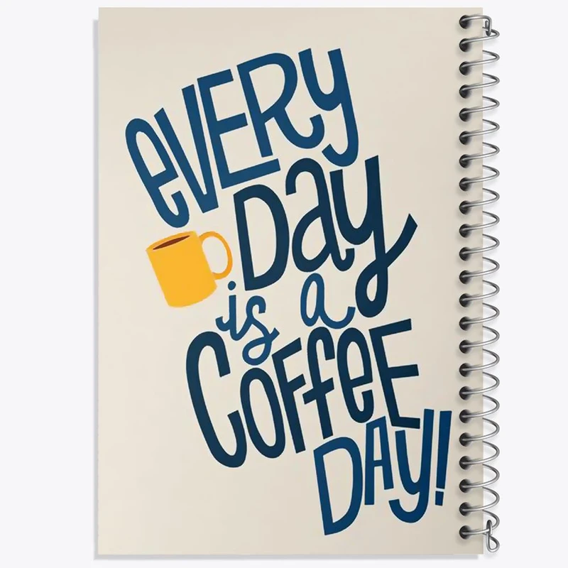 دفتر لیست خرید 50 برگ خندالو طرح قهوه Coffee کد 21999