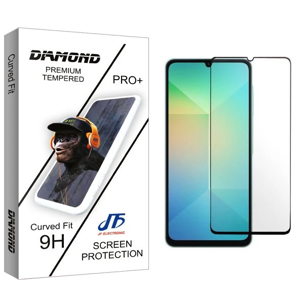 محافظ صفحه نمایش شیشه ای جی اف مدل Diamond2 مناسب برای گوشی موبایل سامسونگ Galaxy A06