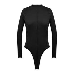 بادی آستین بلند زنانه مدل جلو دوخت کد 3058