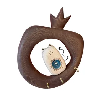 جاکلیدی دیواری چوبی مدل c4h4