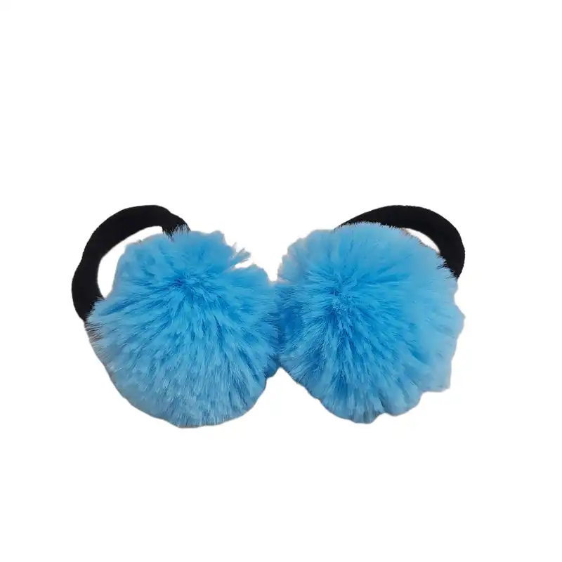 کش مو دخترانه مدل پشمی نرم مجموعه 2 عددی