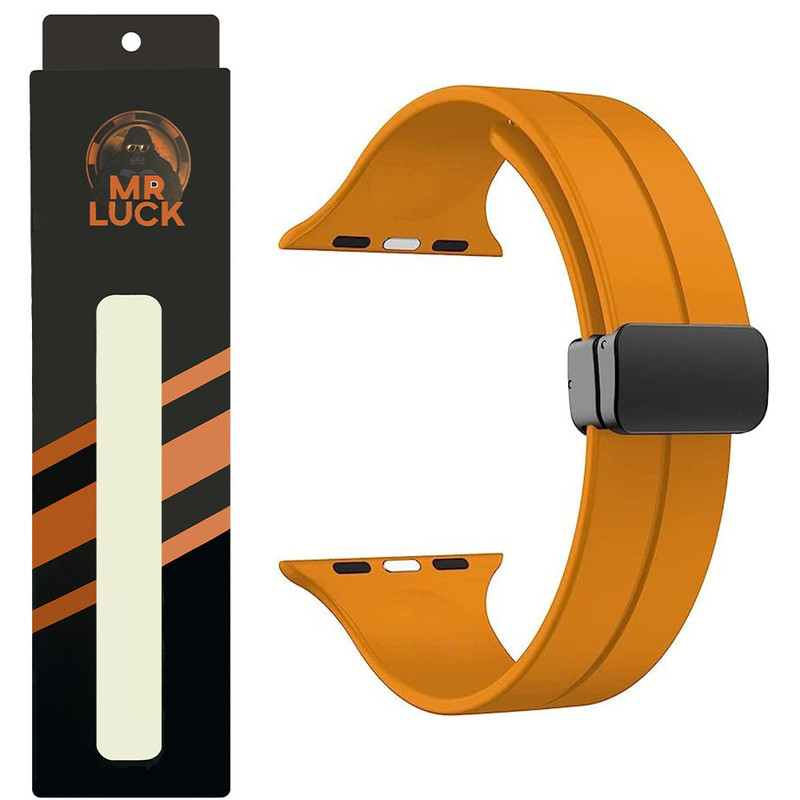 بند مستر لوکی مدل Magnetic Folding Buckle مناسب برای اپل واچ اولترا 49 میلی متری