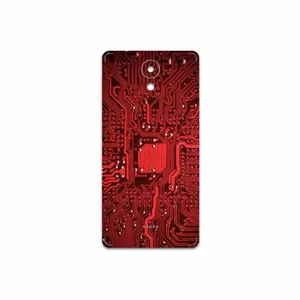MAHOOT Red Printed Circuit Board Cover Sticker for Smart Art Lite
