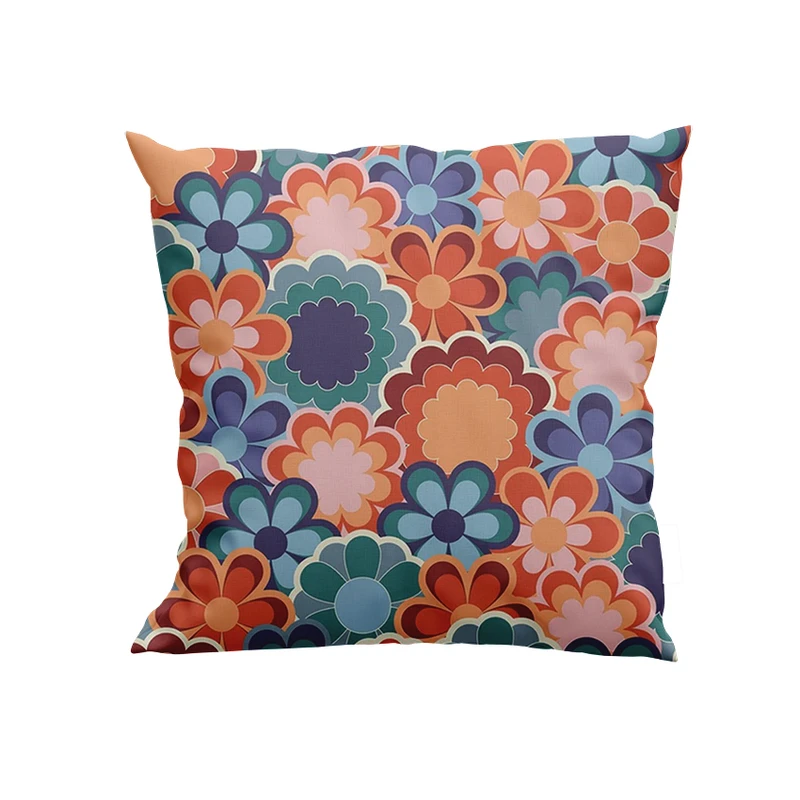 کوسن پاد آفرین مدل گل های فانتزی کد DKK713