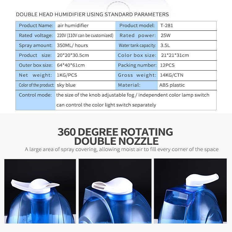 دستگاه بخور سرد کابانا مدل T-281