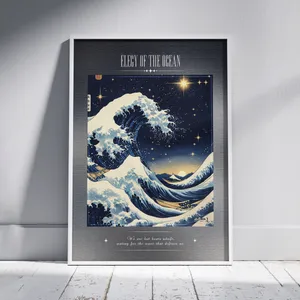 تابلو طرح دکوری خانه و اتاق فریم سفید