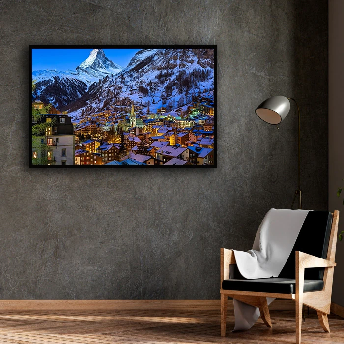 تابلو بکلیت طرح منظره کوهستانی مدل B-D1836