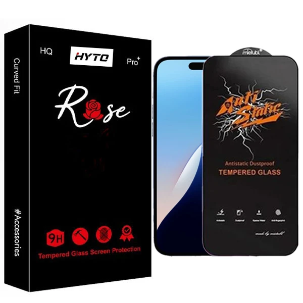 محافظ صفحه نمایش هیتو مدل Rose Antistatic Pro مناسب برای گوشی موبایل اپل iPhone 16 Pro