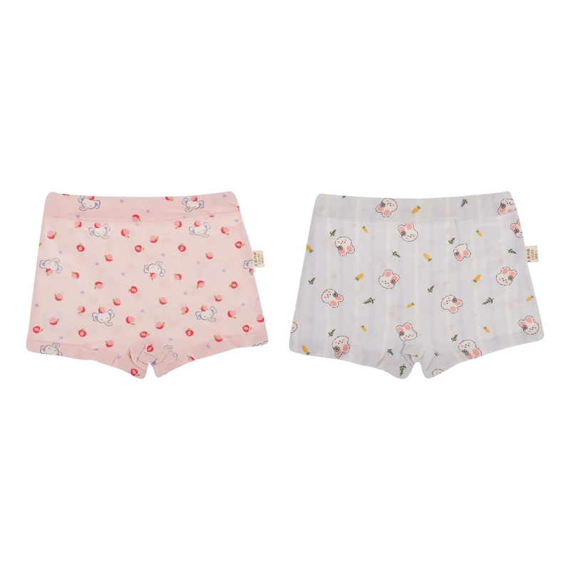 شورت پادار دخترانه مدل LA80 بسته 2 عددی