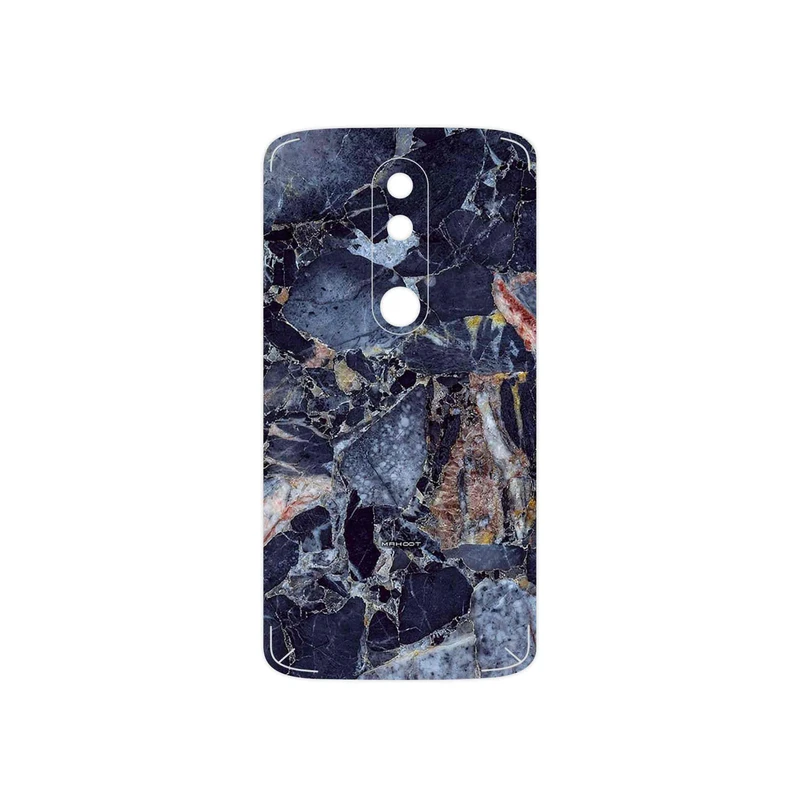 برچسب پوششی ماهوت مدل Broken black marble مناسب برای گوشی موبایل موتورولا Moto X Force