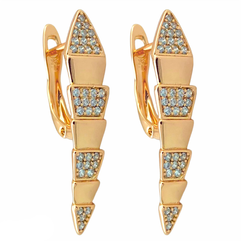 گوشواره زنانه ژوپینگ مدل مار کد E4102