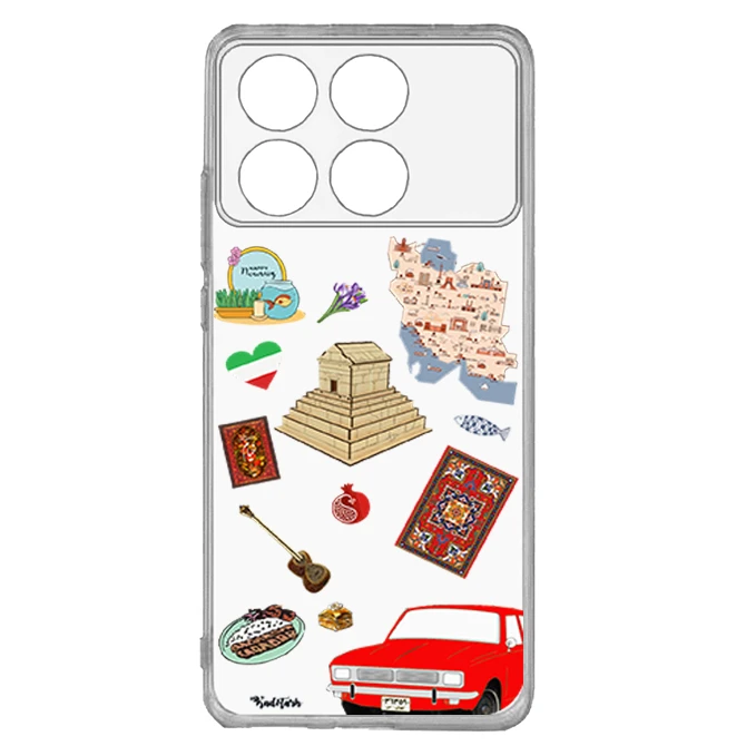 کاور طرح Iran مناسب برای گوشی موبایل شیائومی  Poco X6 Pro 