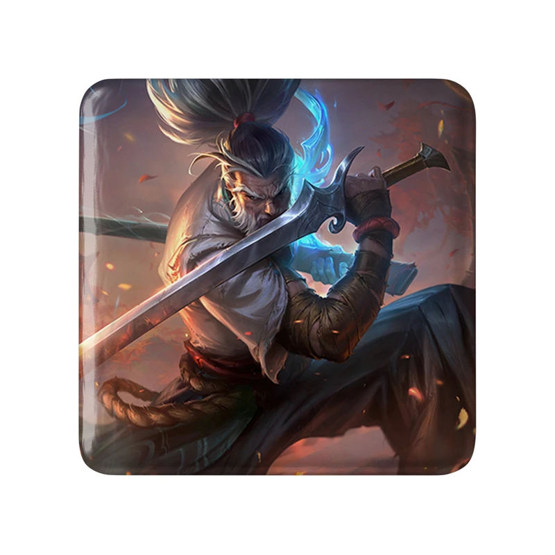 مگنت خندالو طرح بازی لیگ اف لجندز (League of Legends) مدل مربعی کد 33009