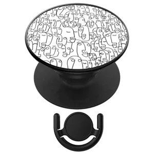 پایه نگهدارنده گوشی موبایل پاپ  سوکت آکام مدل APSC002246 به همراه پاپ کلیپ