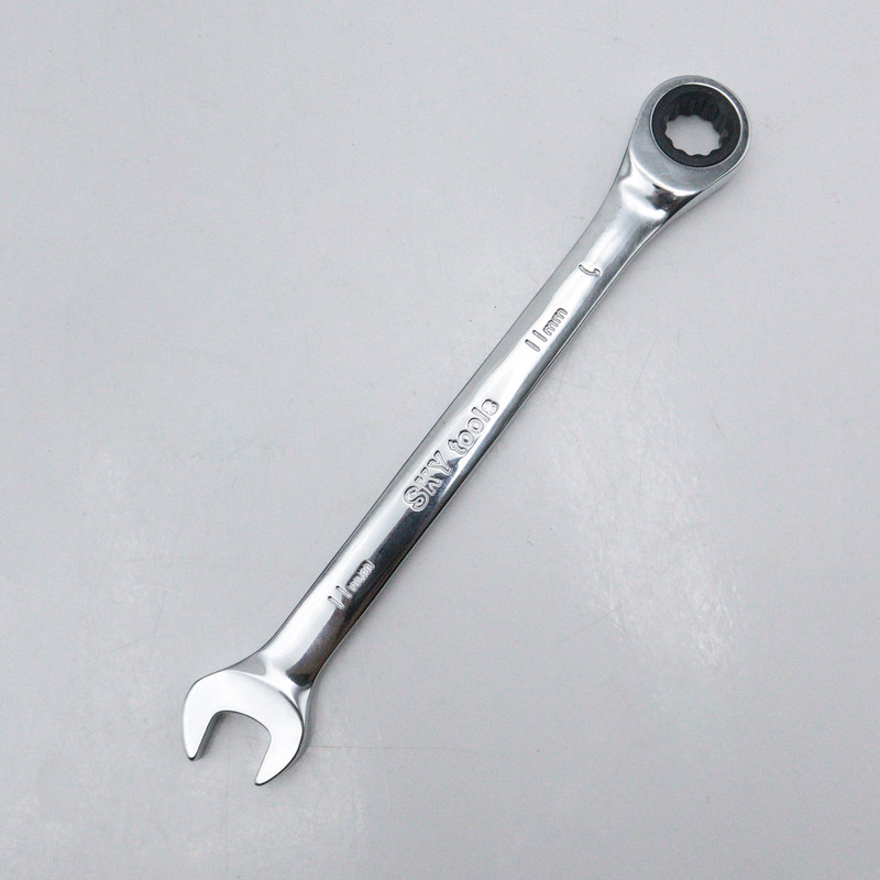 آچار یکسر تخت و یکسر رینگی  جغجغه ای اسکای مدل YP-SIZE011 سایز 11 میلی متر